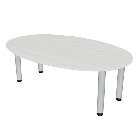 Skutchi Designs 45.25 in W, 71.5 in L, 29 in H, Engineered Wood Top, White HAR-BOVL-46X72-PT-WC